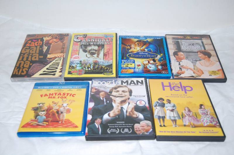 Blu-Rays and DVDs