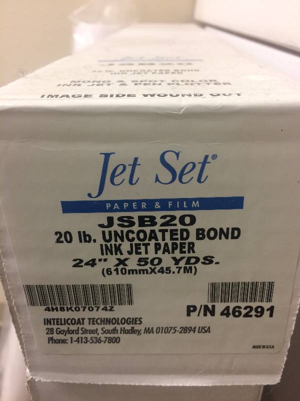 lot 4 image: Jet Set JSB20 Paper