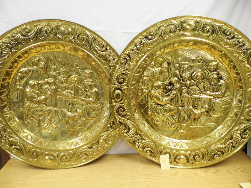 2 Metal Trays - Mirrors