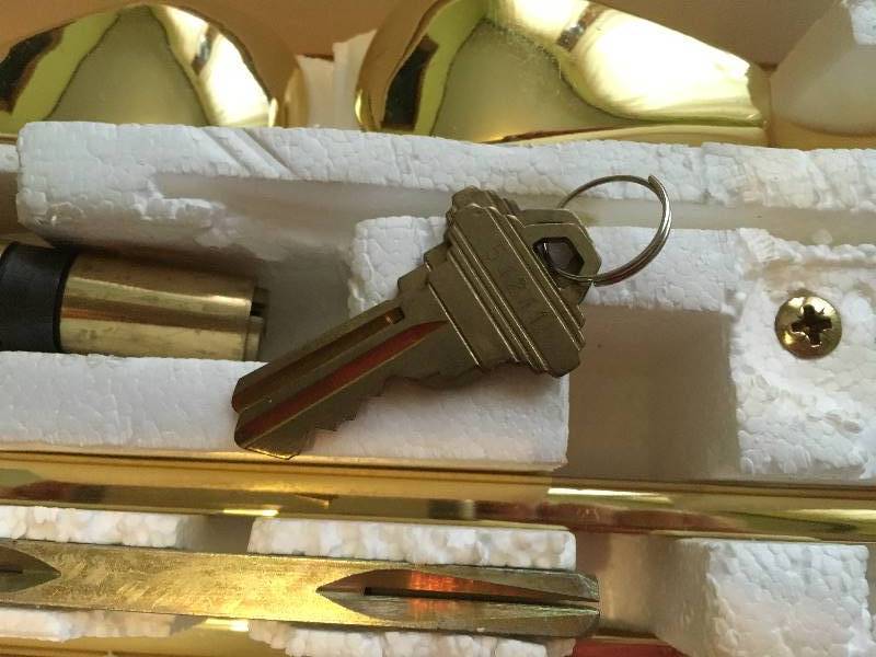 lot 42 image: Norco Patio Door Lock with Keys