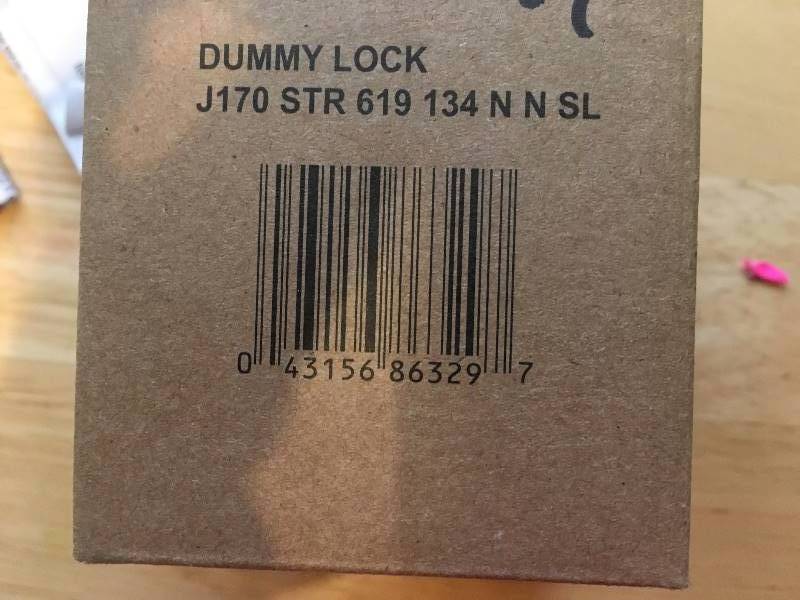 lot 44 image: Dexter Schlage Silver Dummy Door Knobs