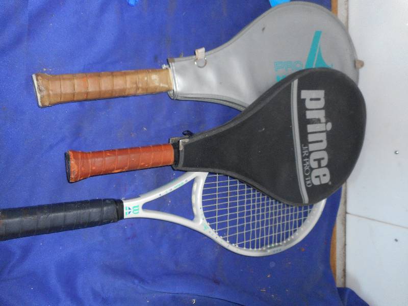 lot 114 image: 3 TENNIS RACKETS