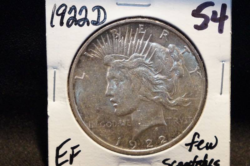 1922-D Silver Peace Dollar