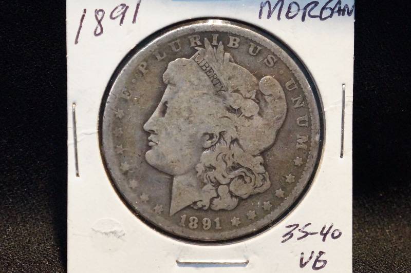 1891 Silver Morgan Dollar