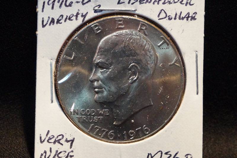 1976-D Eisenhower Dollar Variety 2