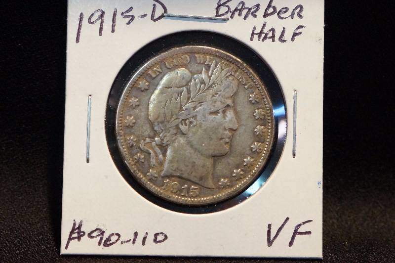 1915-D Barber Half Dollar