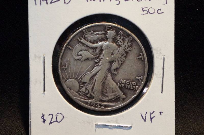 1942-D Walking Liberty Half Dollar