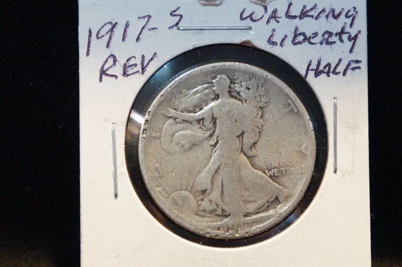 1917-S Reverse Walking Liberty Half Dollar