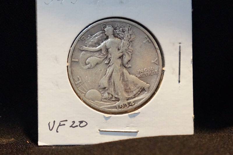 1934-S Walking Liberty Half Dollar