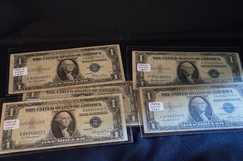 (6) $1 Silver Certificate