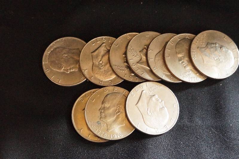 (9) Eisenhower Dollars