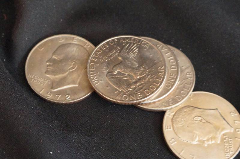 (5) Eisenhower Dollars