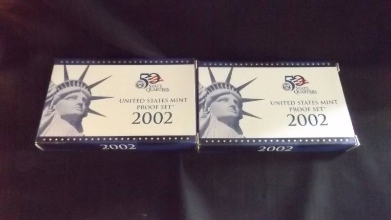 Lot of 2 2002 United States Mint Proof Set