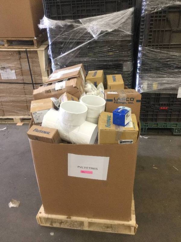 Full Pallet of Mixed PVC Fittings
