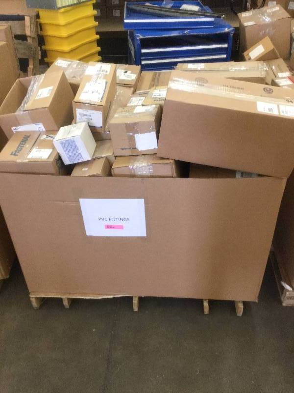 Full Pallet of Mixed PVC Fittings