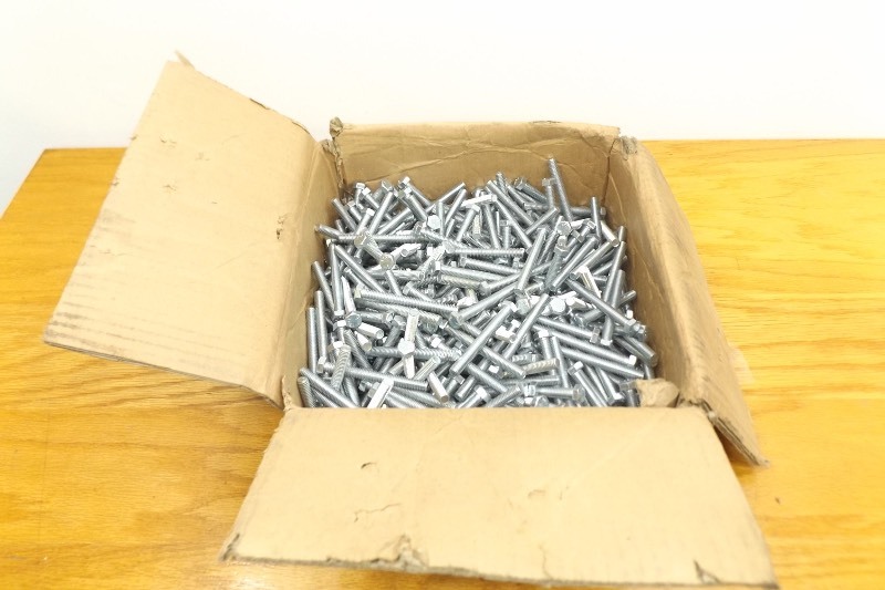 Qty x (400) 38-16 x 3 12 Grade 5 Full Thread Coarse Hex Cap Screw Steel Zinc