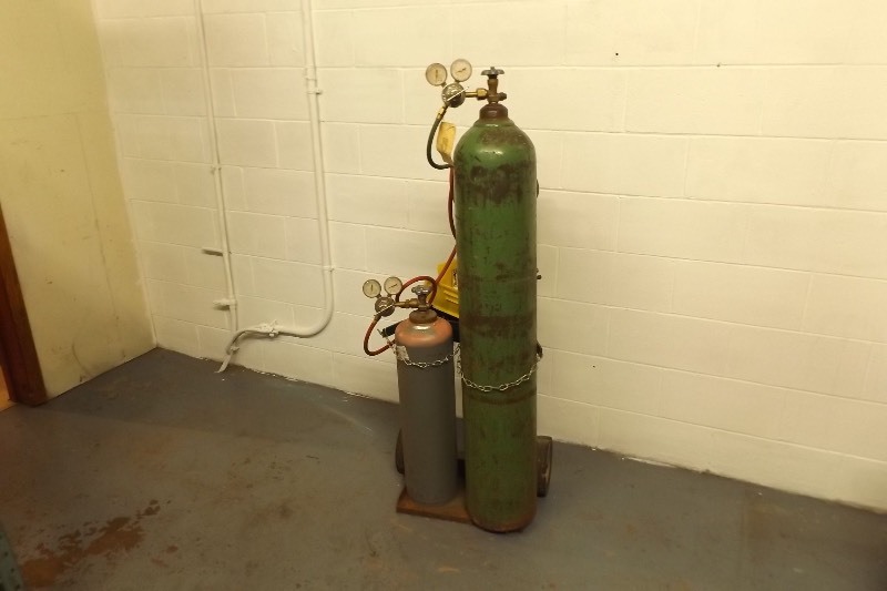 Oxygen Acetylene Torch Set Up