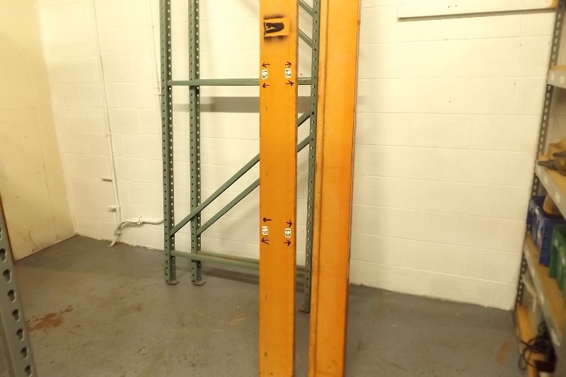 150 Wide x 103 Tall x 44 Deep Teardrop Pallet Racking
