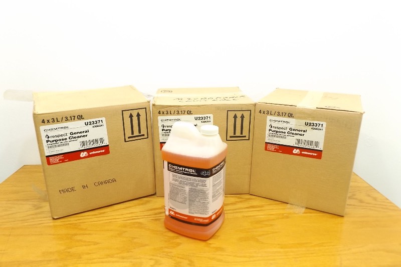 3 Boxes12-3 Liter Jugs Unisource Chemtrol 44 Respect General Purpose Cleaner Concentrate U23371