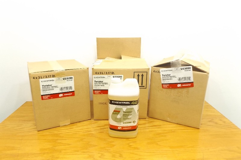 10-3 Liter Jugs Unisource Chemtrol 42 Twister Heavy Duty Degreaser Concentrate U23090