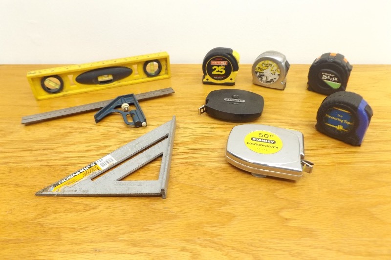 Lot of Measuring Tools