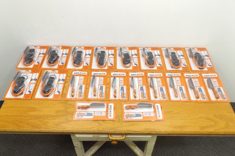 Lot of 10 NEW Tool Hooks, and 10 NEW Mag Hook Magnetic Tool Holders