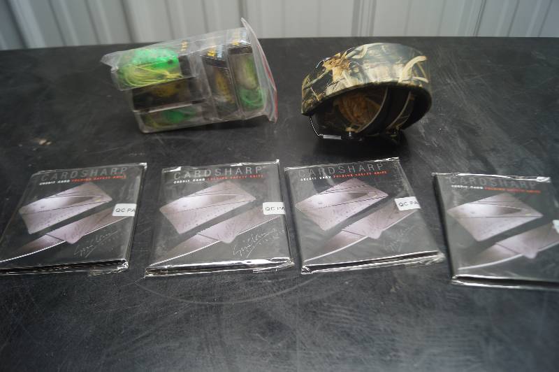 Fishing Lures, Ear Protection & Cardsharps