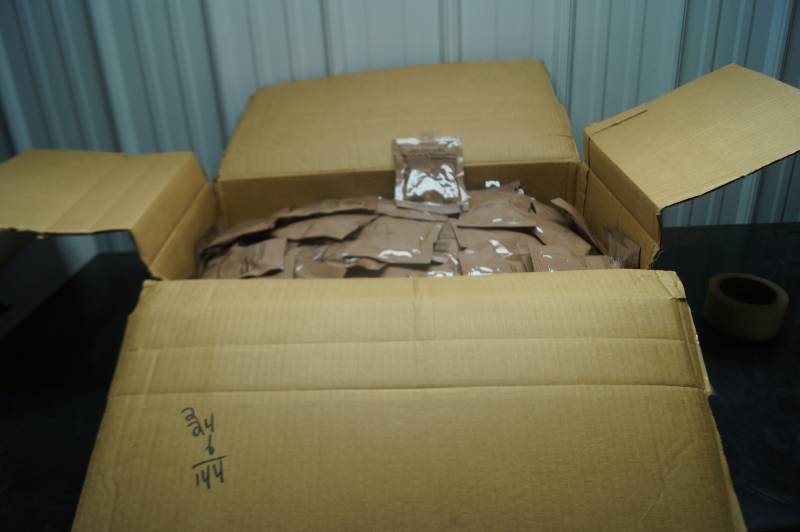 Box of Bags of NutRaisin Mix