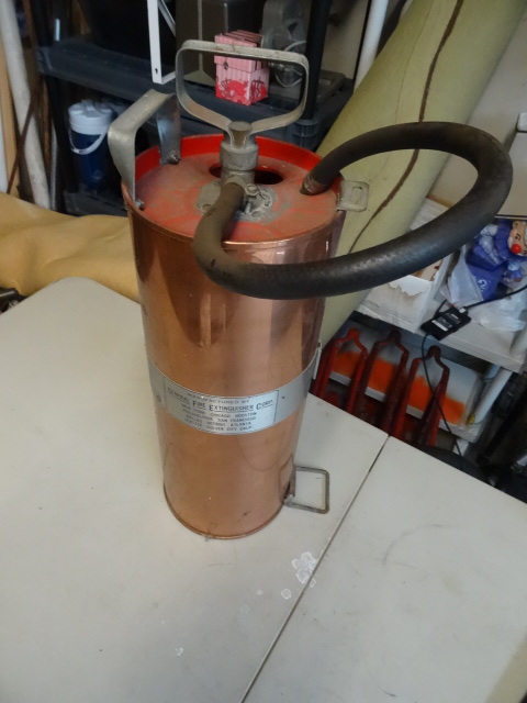 lot 48 image: Vintage copper General fire extingu...