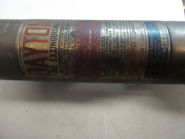 lot 75 image: Vintage Dayton Fire extinguisher