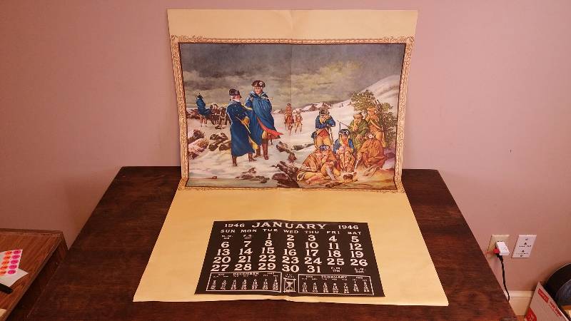 lot 123 image: George Washington & Lafayette At Valley Forge