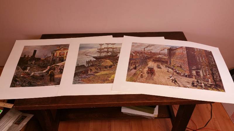 lot 124 image: Art Prints By John Flater