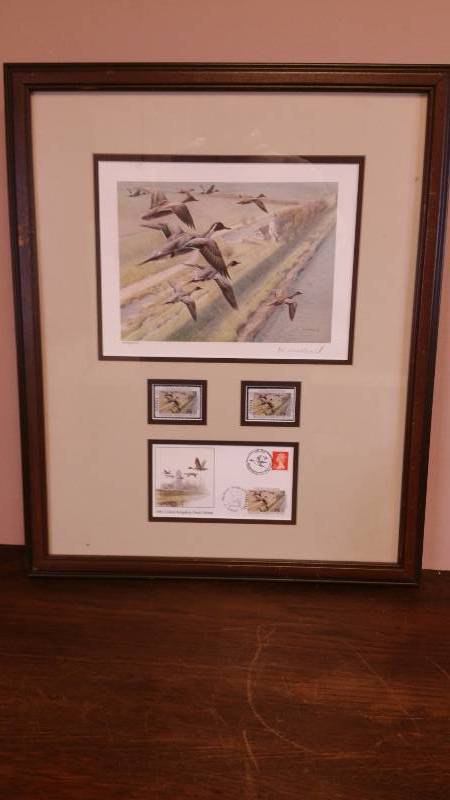 lot 127 image: 1991 UK Duck Stamp Print