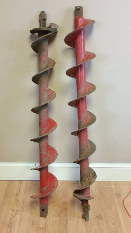 lot 145 image: (2) Earth Auger Bits