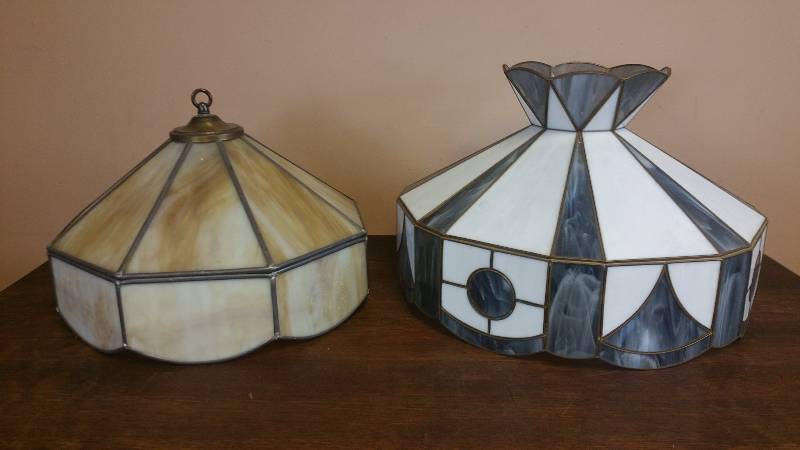 lot 149 image: Stained Glass Light Shades