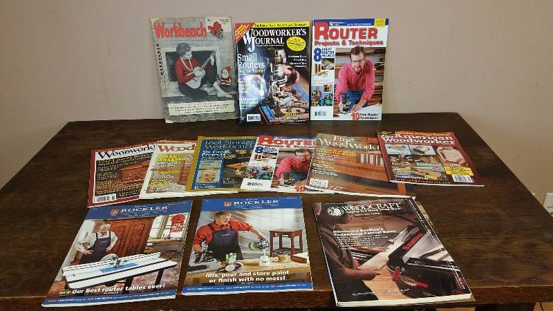 lot 169 image: Woodworking Magazines