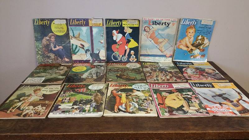 lot 175 image: Vintage Liberty Magazines