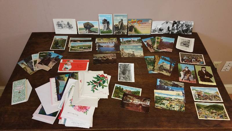 lot 186 image: Vintage Post & Greeting Cards