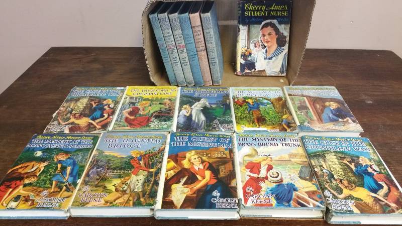 lot 240 image: Vintage Nancy Drew Mystery With Dust Jackets