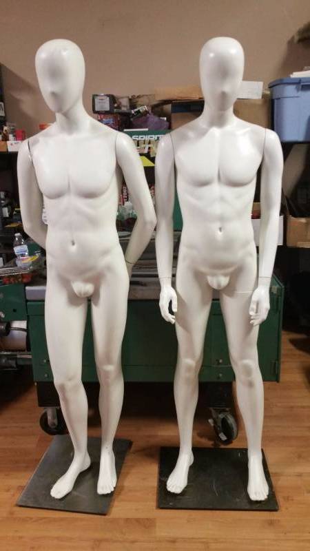 lot 243 image: Life Sized Department Store Mannequins