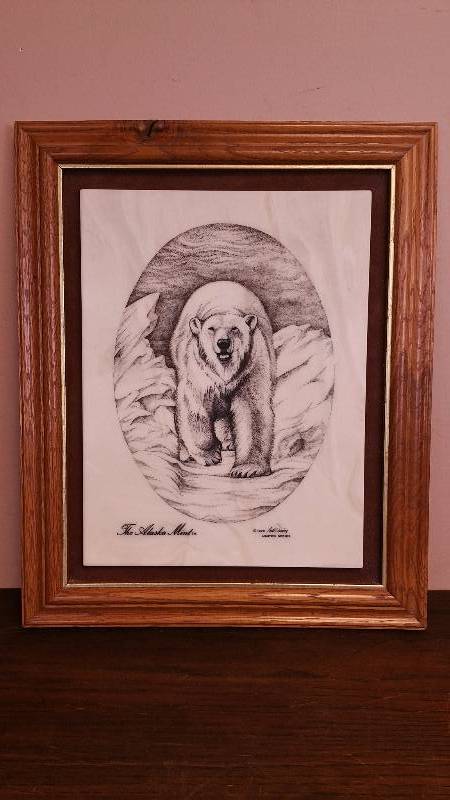 lot 73 image: The Alaska Mint Bill Devine Signed Artwork