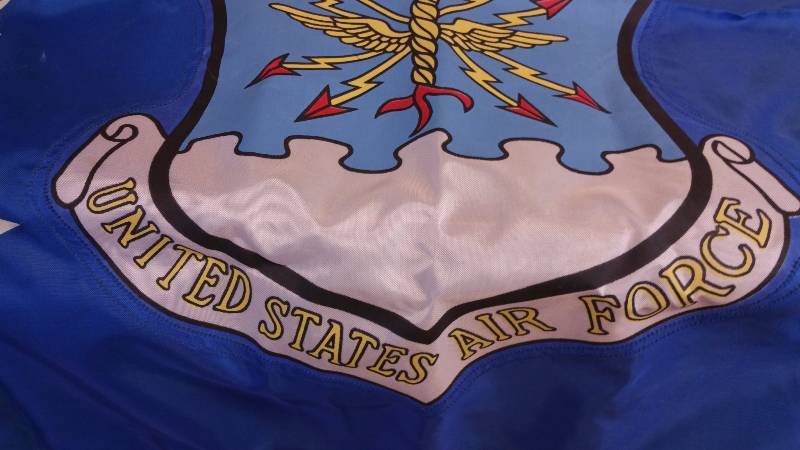 lot 257 image: United States Air Force Nylon Flag