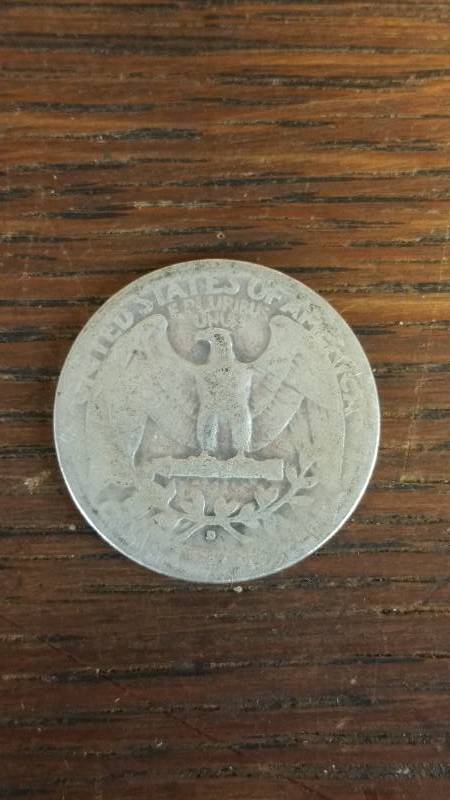 lot 0H image: 1941 D Washington Silver Quarter
