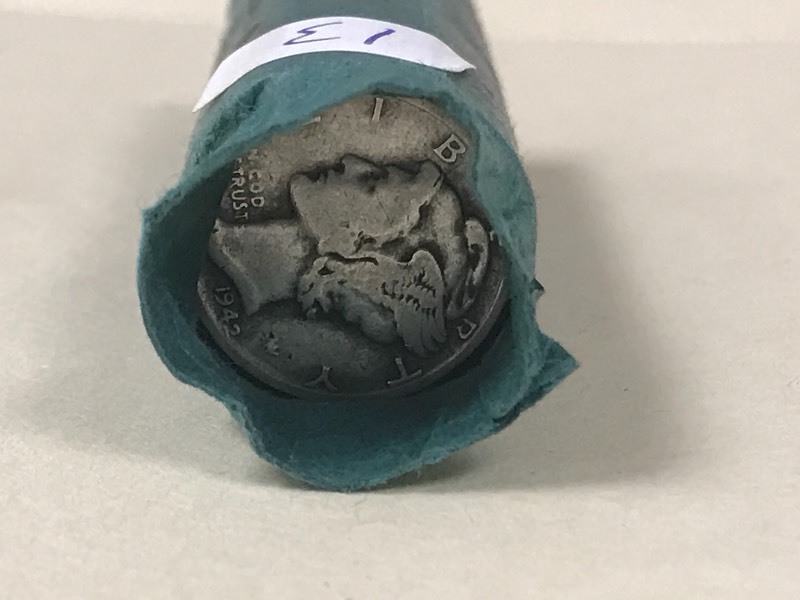 (1) Roll Of 1940s-50s-60s Dimes-...