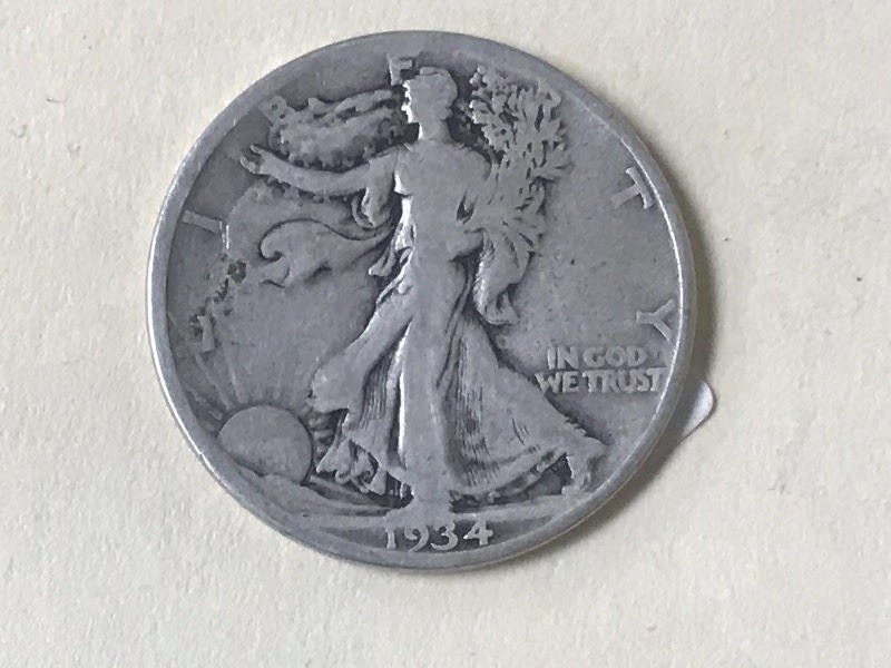 1934 Walking Liberty Half Dollar ...