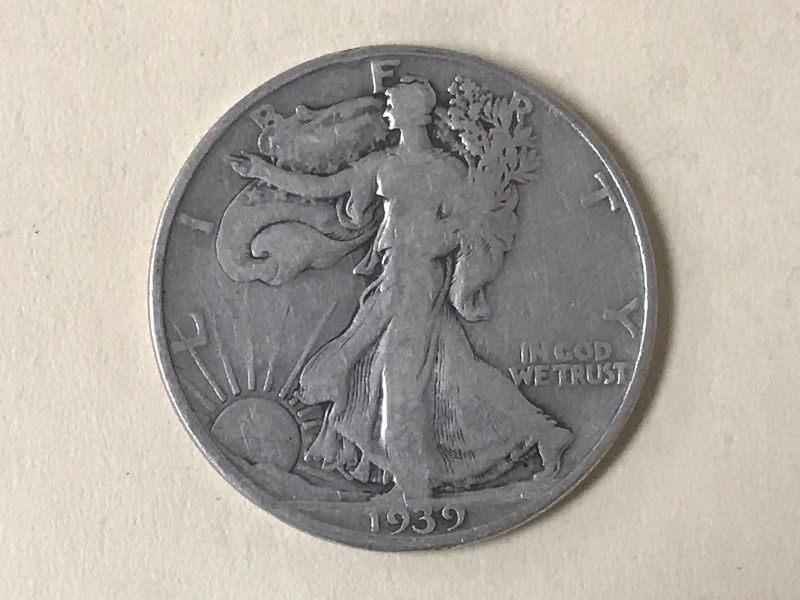 1939-D Walking Liberty Half Dollar ...