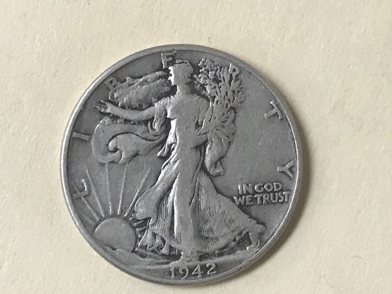 1942 Walking Liberty Half Dollar ...