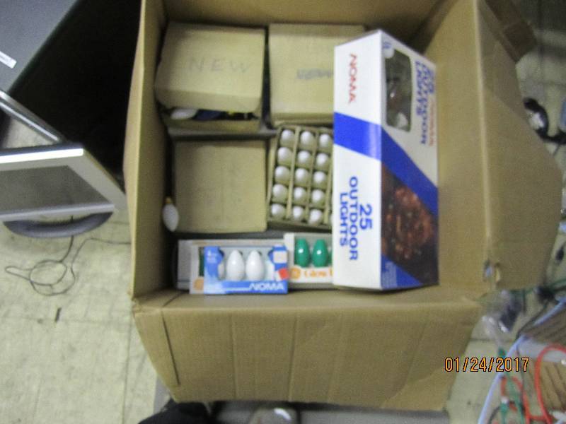 lot 5 image: Large Box of Outdoor Christmas Ligh...