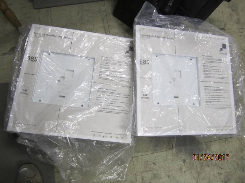 lot 7 image: 2 Sonance InWall Speaker Mounts B8S...