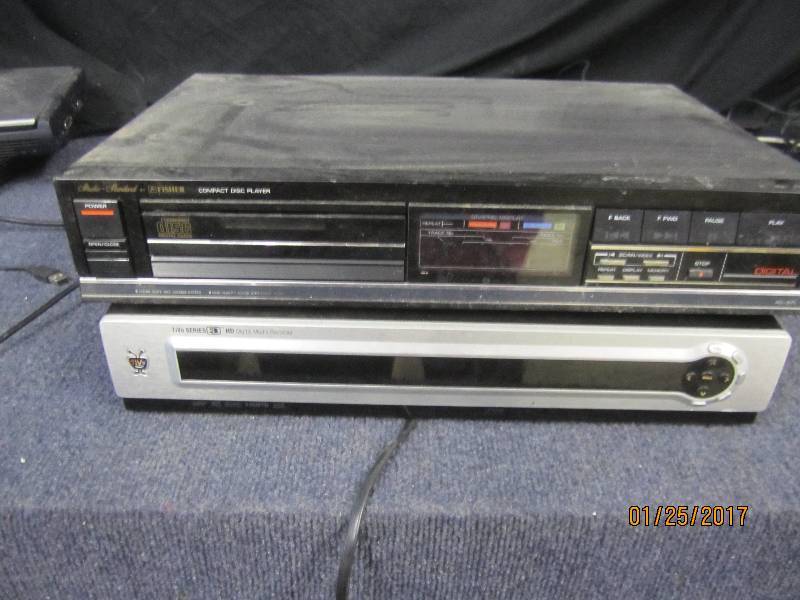 lot 40 image: Fisher CD Player, TiVO Digital Medi...